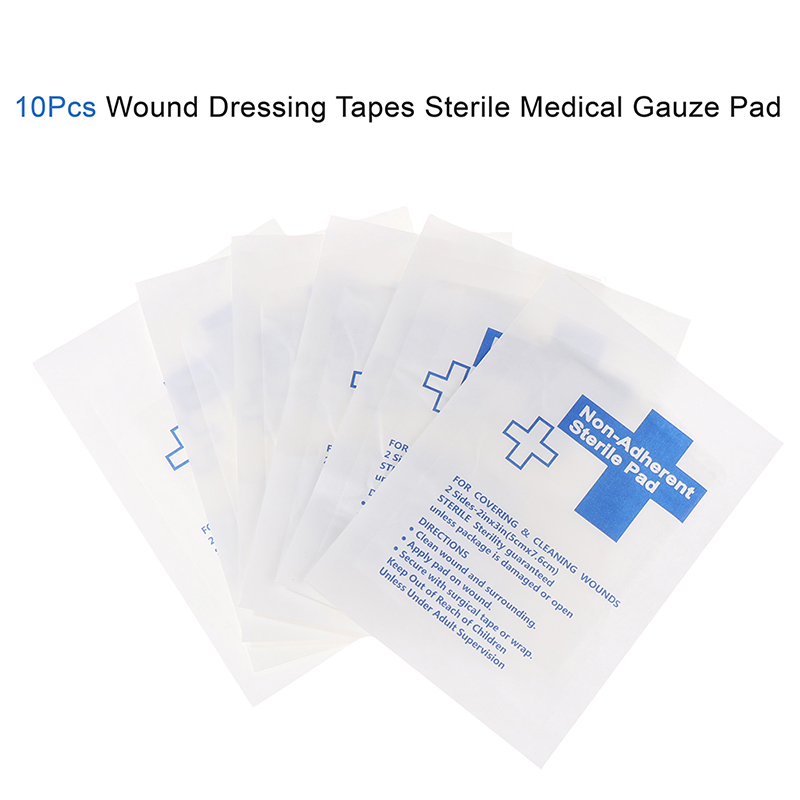 Medical Tape - 10 stuks waterdichte gaasjes, niet-klevende gaasjes,
