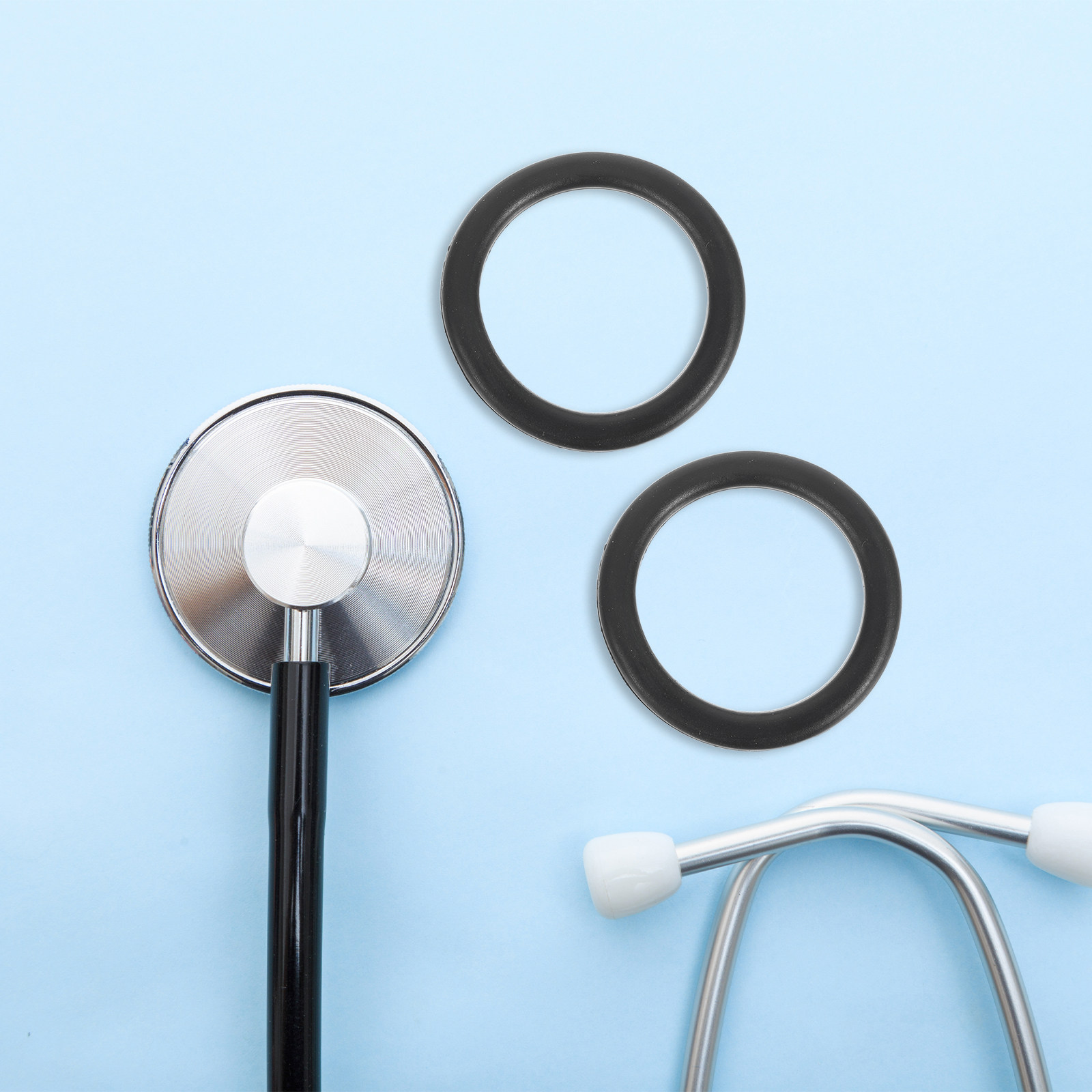 Stethoscope - 10 stuks stethoscoop membraanbevestigingsring, niet-koude ring,