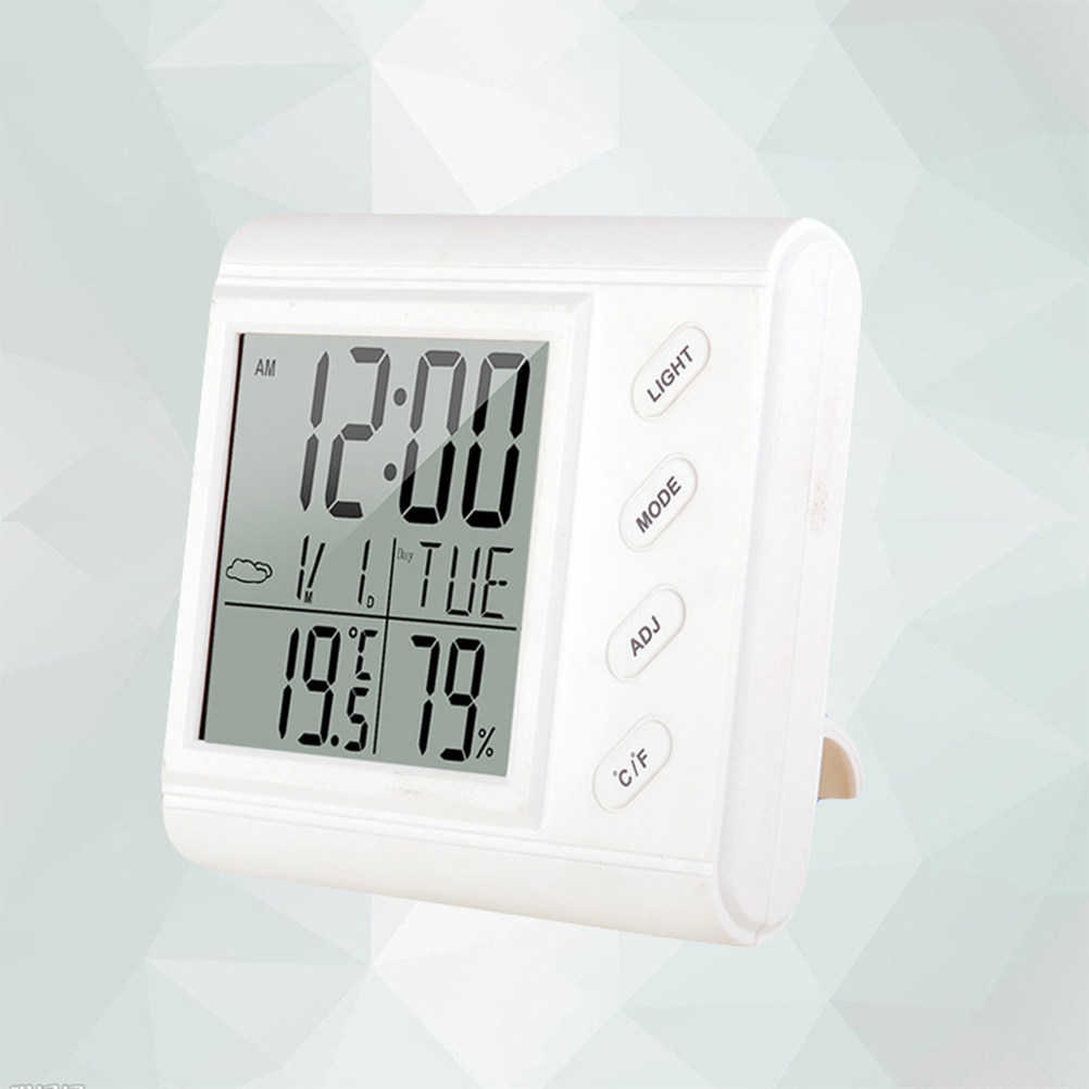 Thermometer Digital - Digitale temperatuur- en vochtigheidsmeter met standaard